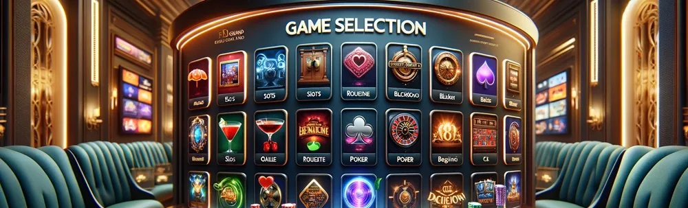 eurogrand casino game selection