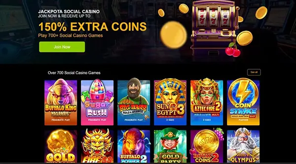 Jackpota slots screen