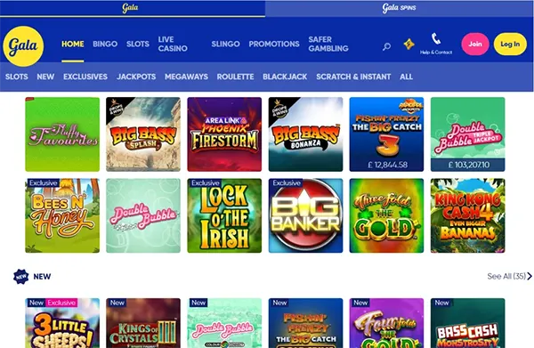 Gala Casino slots